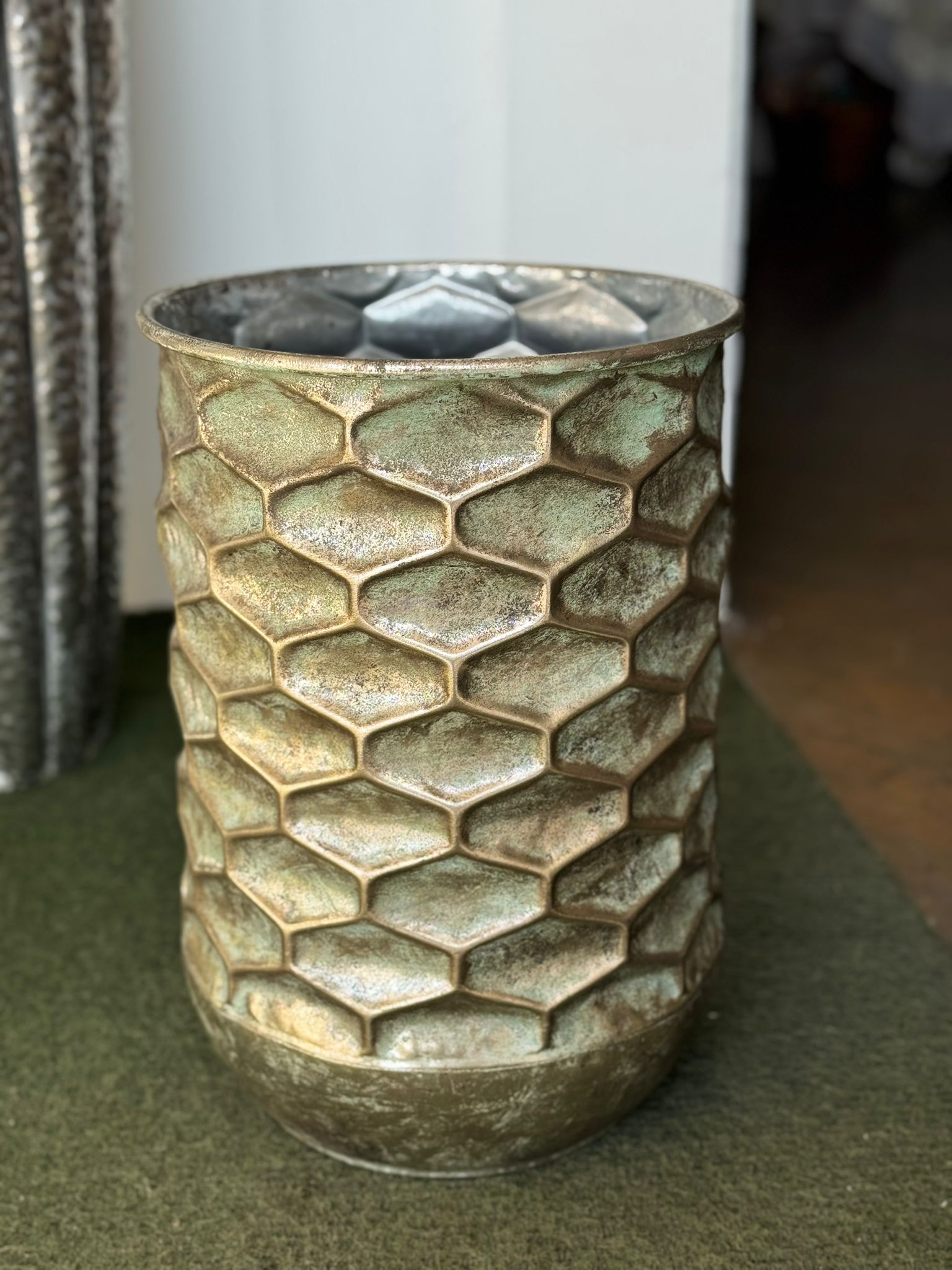 Vaso in metallo - 28x40.5 cm - EDG
